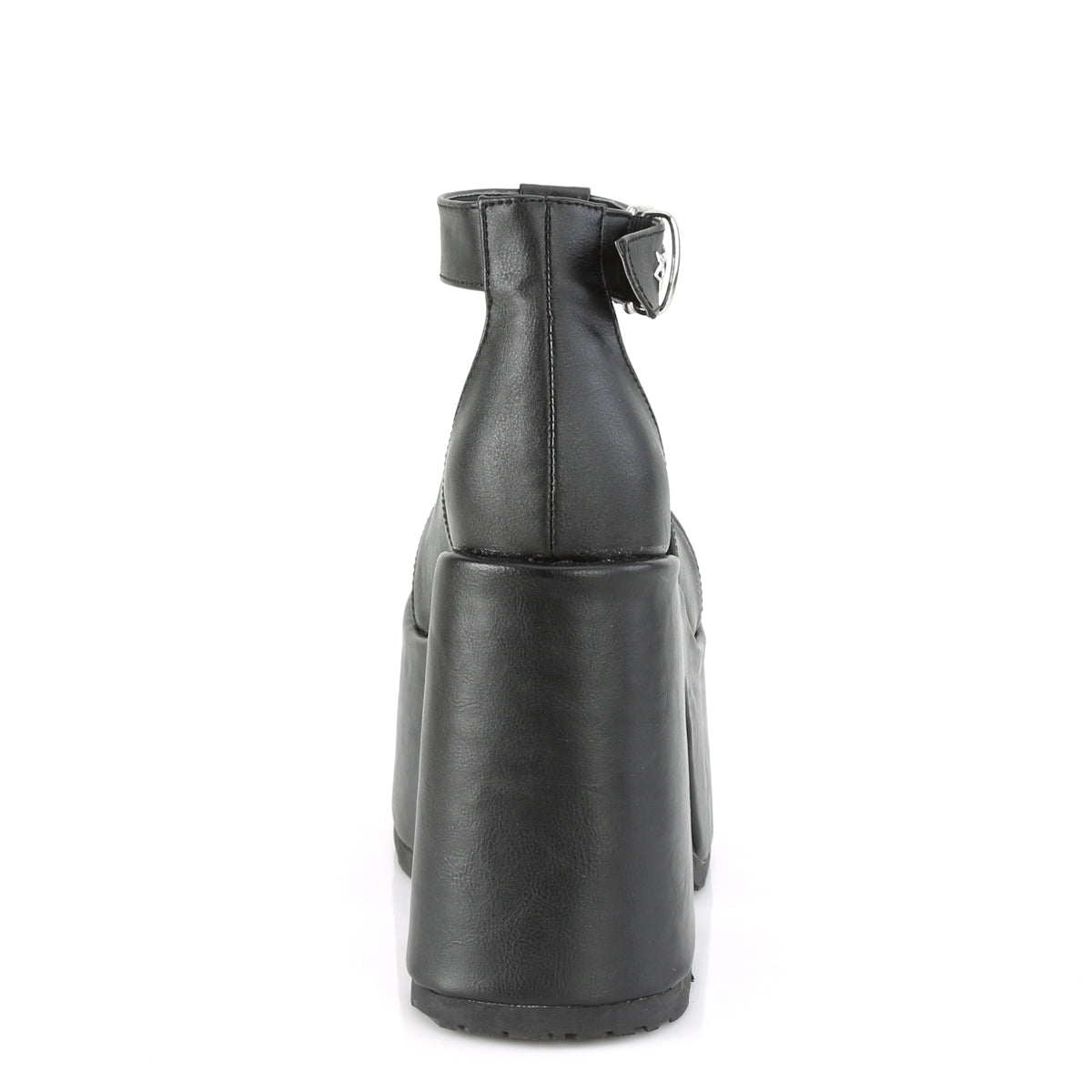 5 Inch Heel CAMEL-103 Black Pu