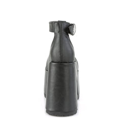 5 Inch Heel CAMEL-103 Black Pu