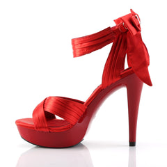 5" Heel COCKTAIL-568 Red Satin