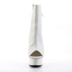 6 Inch Heel DELIGHT-1018 White Pu