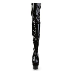 6 Inch Heel DELIGHT-3017 Black Stretch Pat