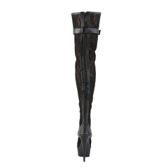 6 Inch Heel DELIGHT-3025ML Mesh-Lace