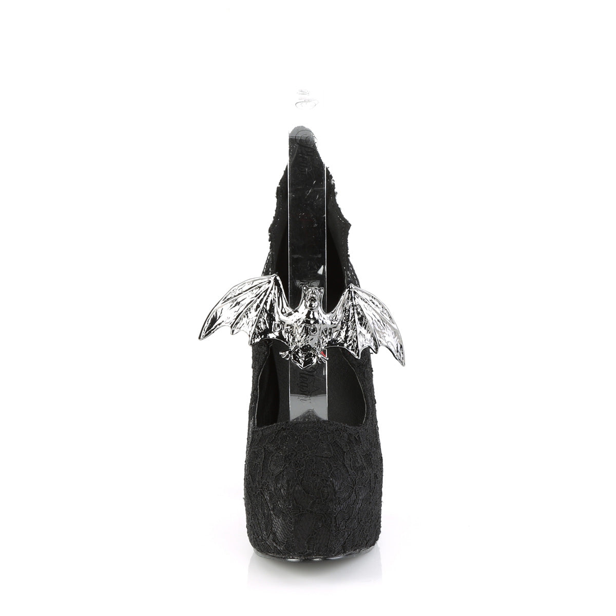 5 Inch Heel DEMON-18 Black Satin