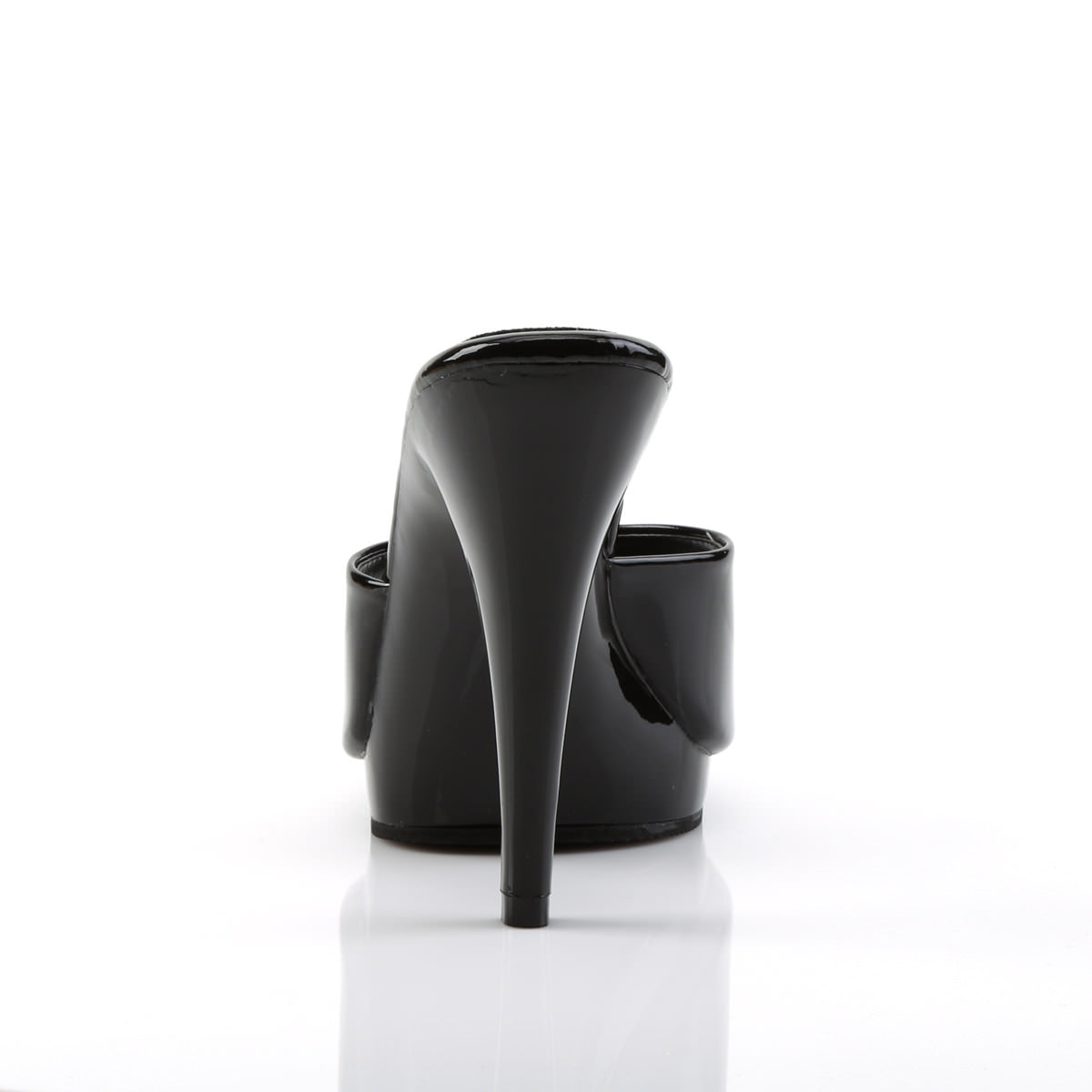 FABULICIOUS FLAIR-401-2 Black-Black Platform Slides