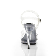 4 Inch Heel FLAIR-408 Clear