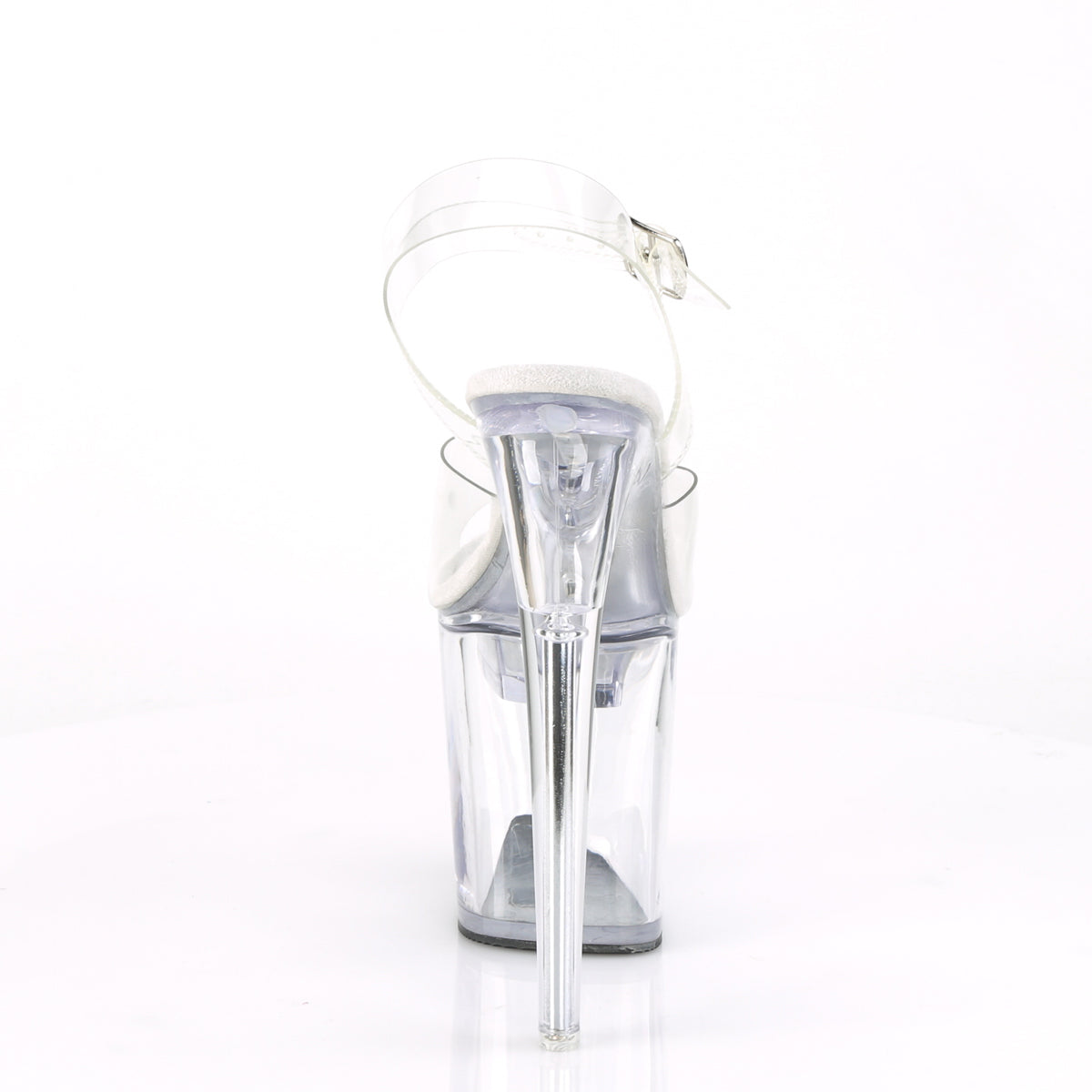 8 Inch Heel FLASHDANCE-808 Clear