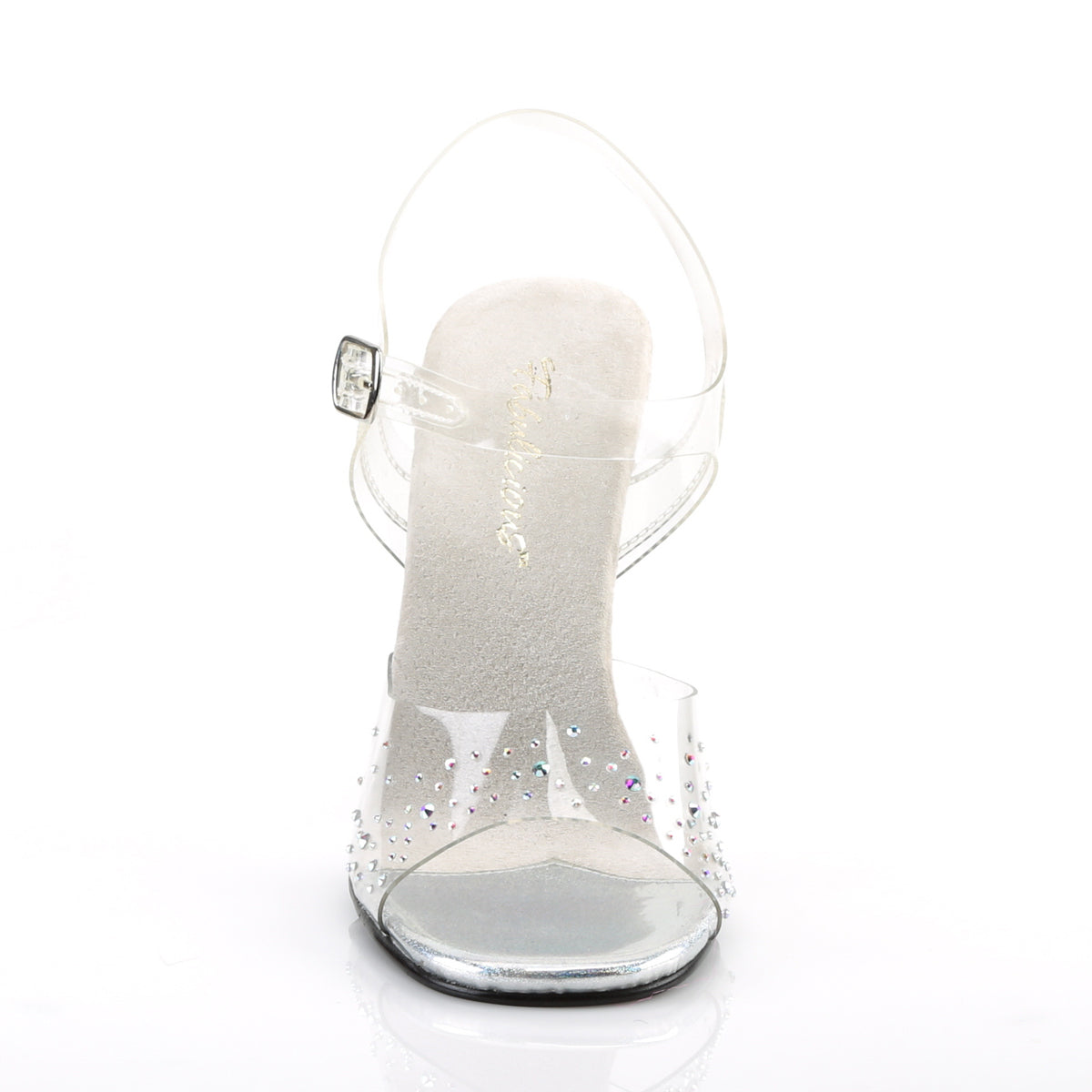 Fabulicious GALA-08SD Clear Ankle Strap Sandal