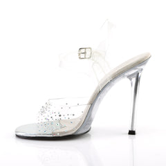 Fabulicious GALA-08SD Clear Ankle Strap Sandal
