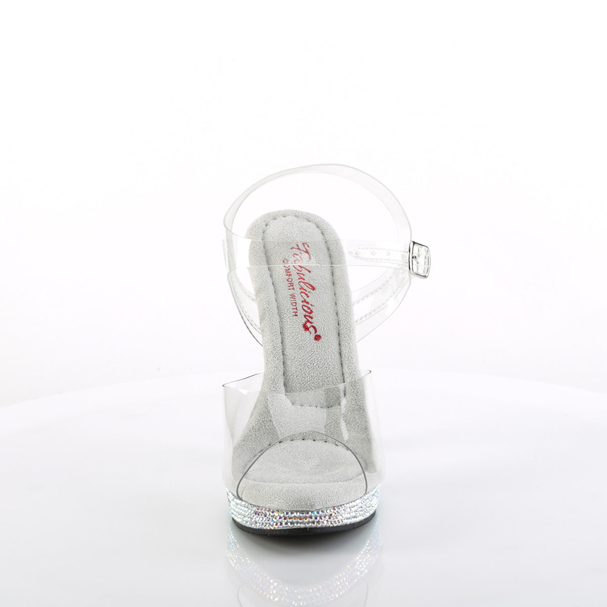 5 Inch Heel GLORY-508DM Clear Rhinestone