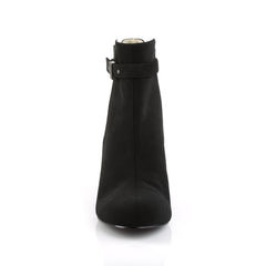 3 Inch Heel KIMBERLY-102 Black Nubuck Suede