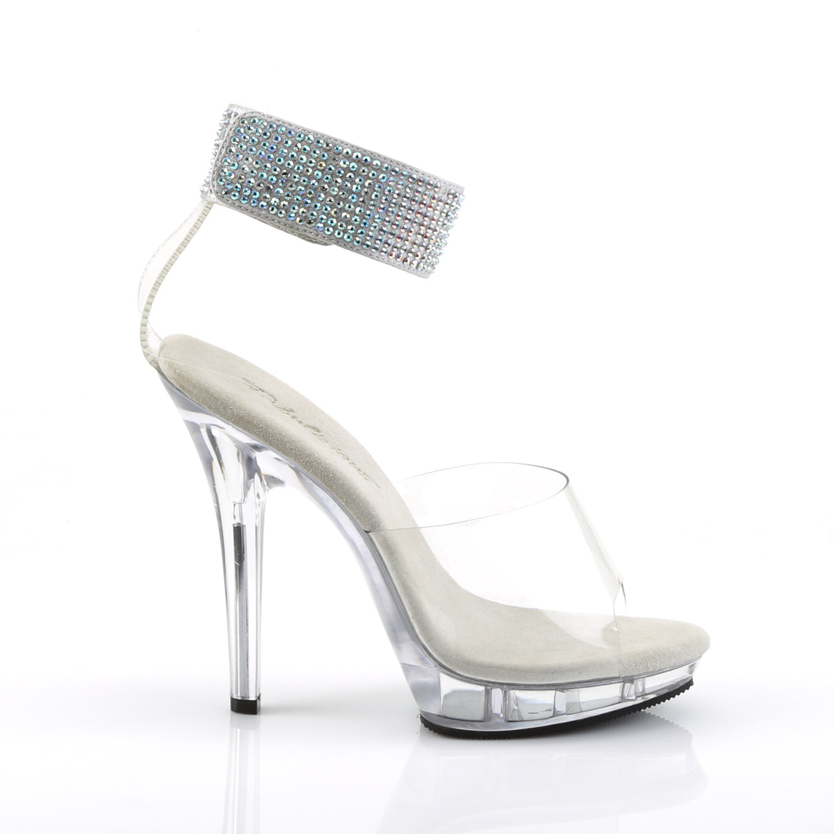 5 Inch Heel LIP-142 Clear