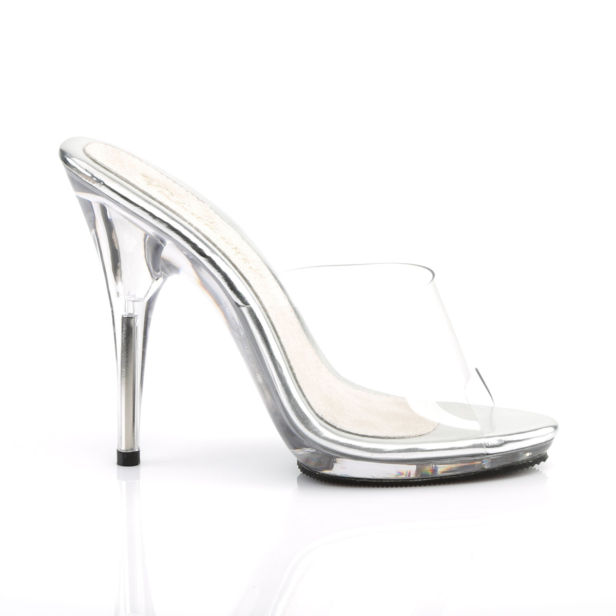 Fabulicious POISE-501 Clear Platform Slide