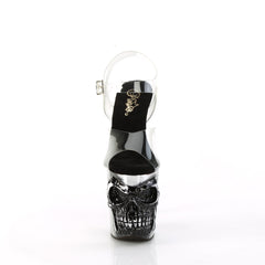 8 Inch Heel RAPTURE-808-LT Pewter Chrome
