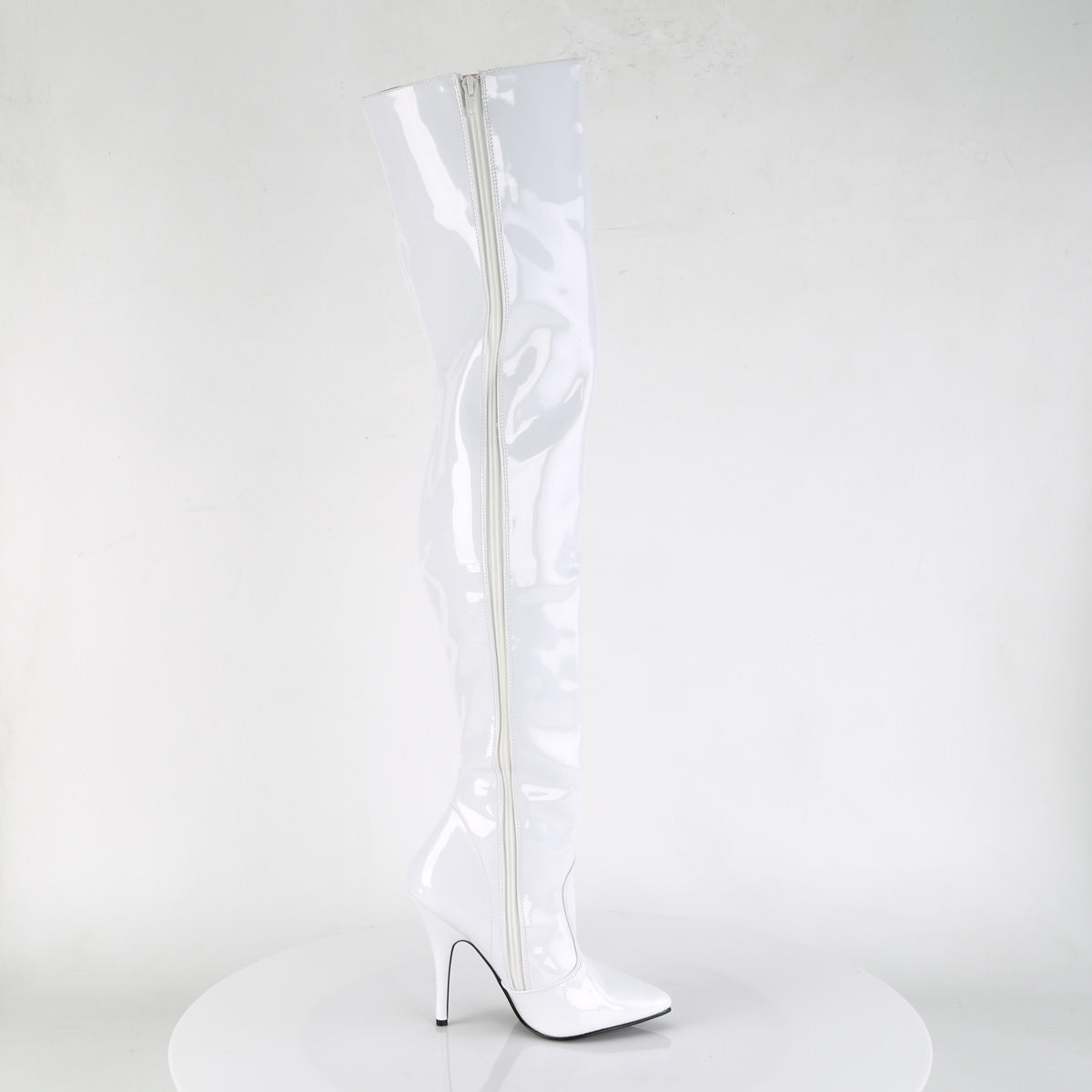 5 Inch Heel SEDUCE-3010 White Pat