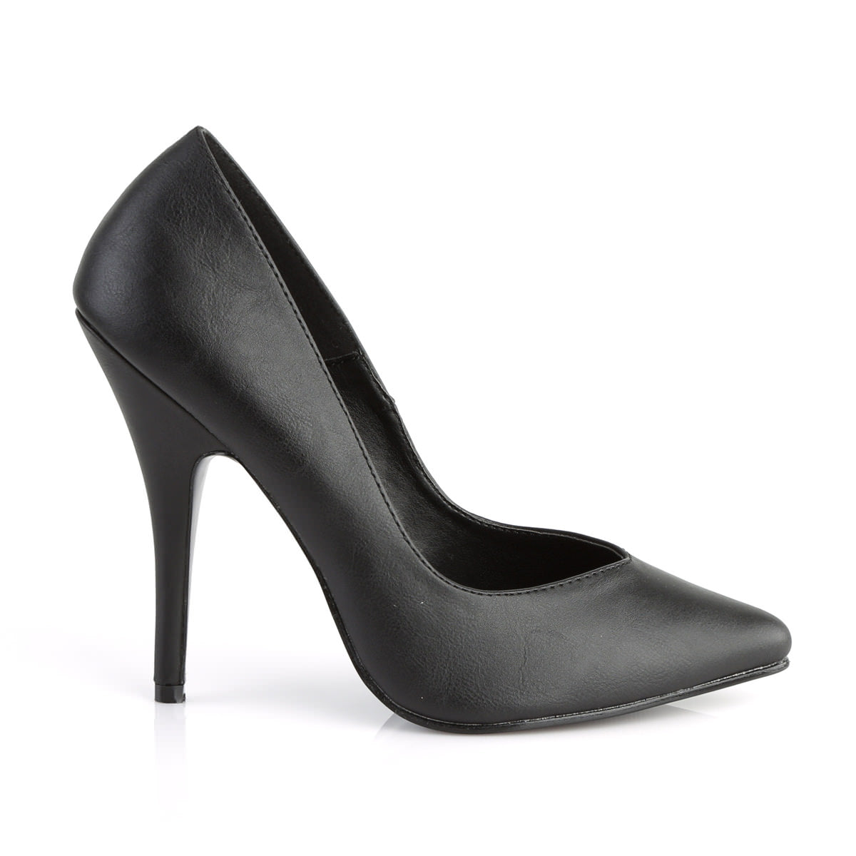 5 Inch Heel SEDUCE-420V Black Pu