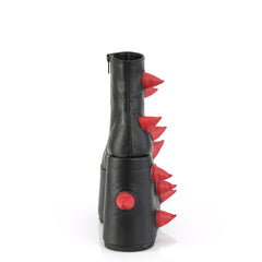 7 Inch Platform SLAY-77 Black-Red