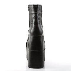 Demonia STACK-201 Black 7 Inch Platform Boots