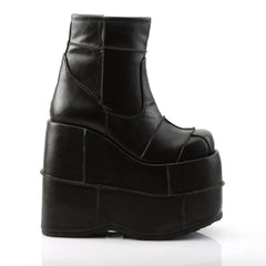Demonia STACK-201 Black 7 Inch Platform Boots