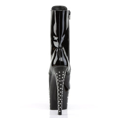 7 Inch Heel STARDUST-1020-7 Black Patent