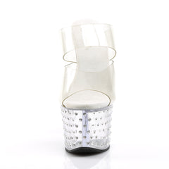 7 Inch Heel STARDUST-702 Clear