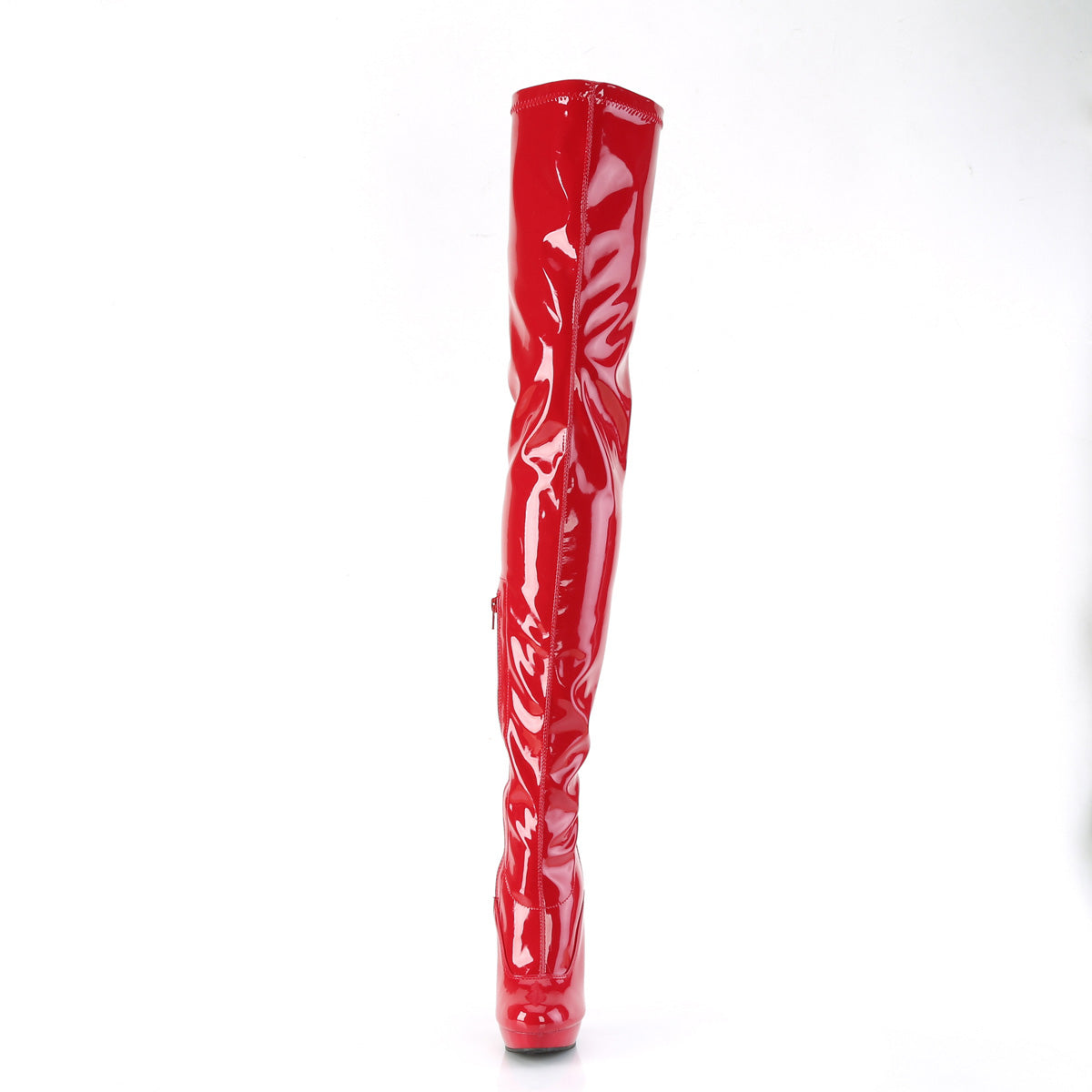 6 Inch Heel SULTRY-4000 Red Stretch Pat