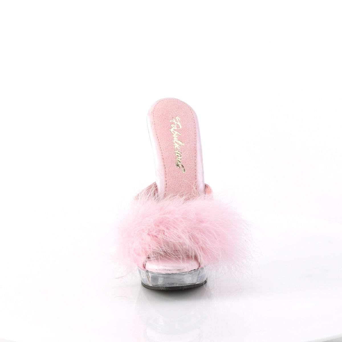 6 Inch Heel SULTRY-601F Baby Pink Fur