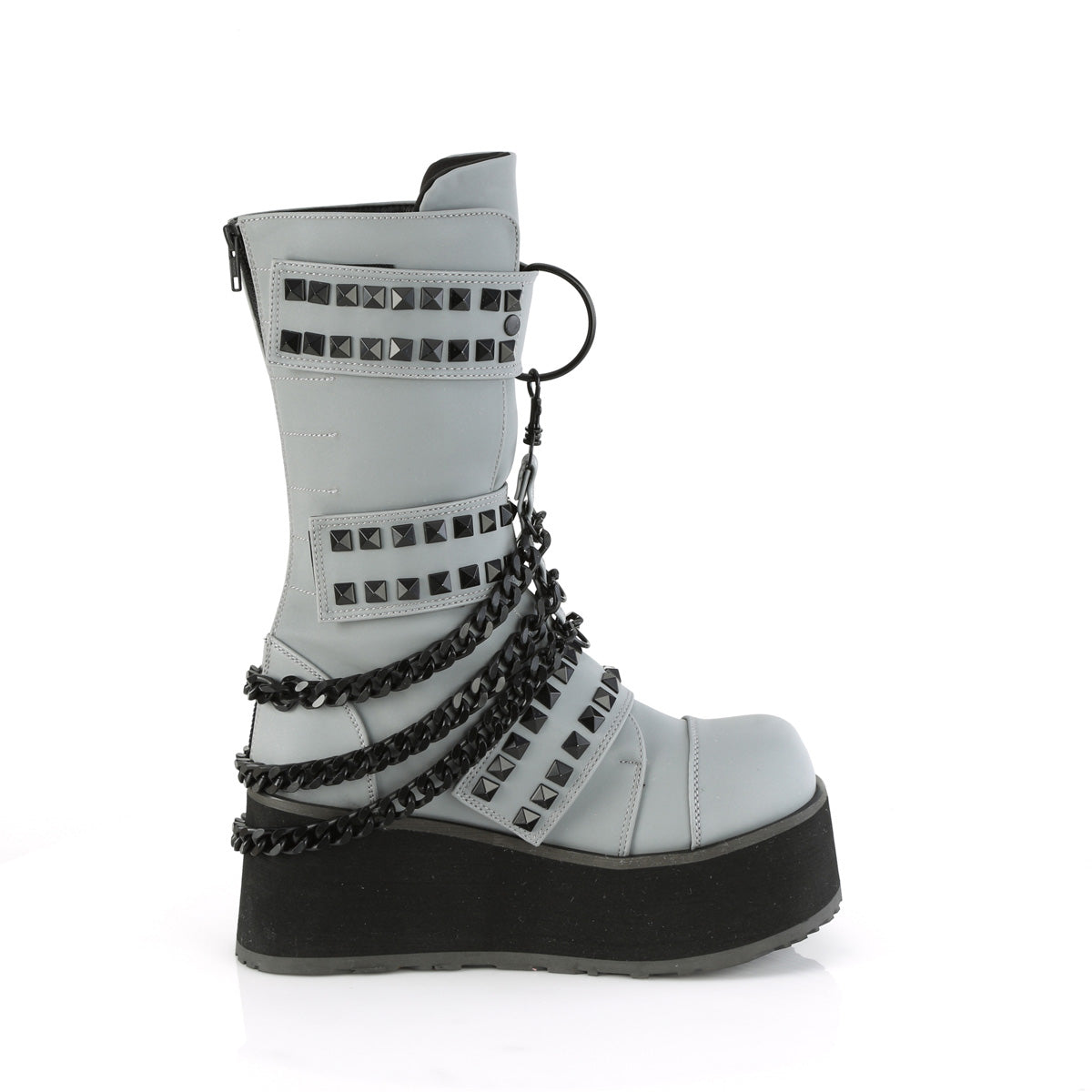 3 Inch Platform TRASHVILLE-138 Gray