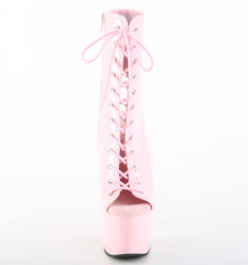 7 Inch Heel ADORE-1016 Baby Pink Patent