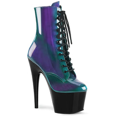 7 Inch Heel ADORE-1020SHG Purple Green