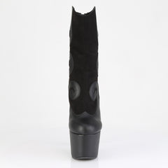 7 Inch Heel ADORE-1034 Black Suede