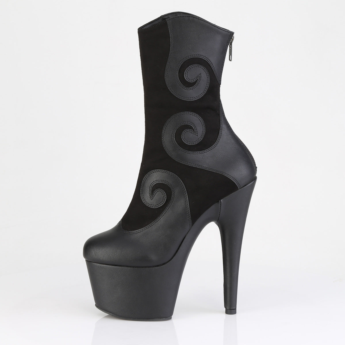 7 Inch Heel ADORE-1034 Black Suede