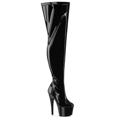 Pleaser Adore 3000Wcf Black Patent Platform Shoes