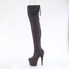 7 Inch Heel ADORE-3008REFL Green Purple Refllective