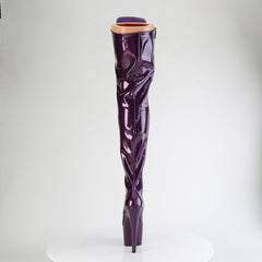 7 Inch Heel ADORE-3020GP Purple Glitter