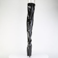 7 Inch Heel ADORE-3021GP Black Glitter