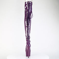 7 Inch Heel ADORE-3063 Purple Stretch Patent