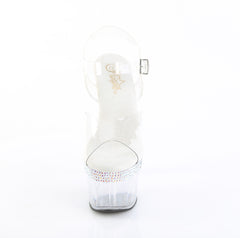 7 Inch Heel ADORE-708MLS Clear