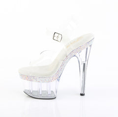 7 Inch Heel ADORE-708MLS Clear