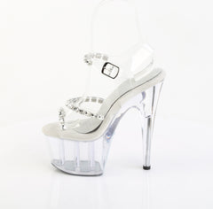 7 Inch Heel ADORE-708PREM-STN Clear