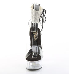 6 Inch Heel CAPTIVA-624RS Clear Black
