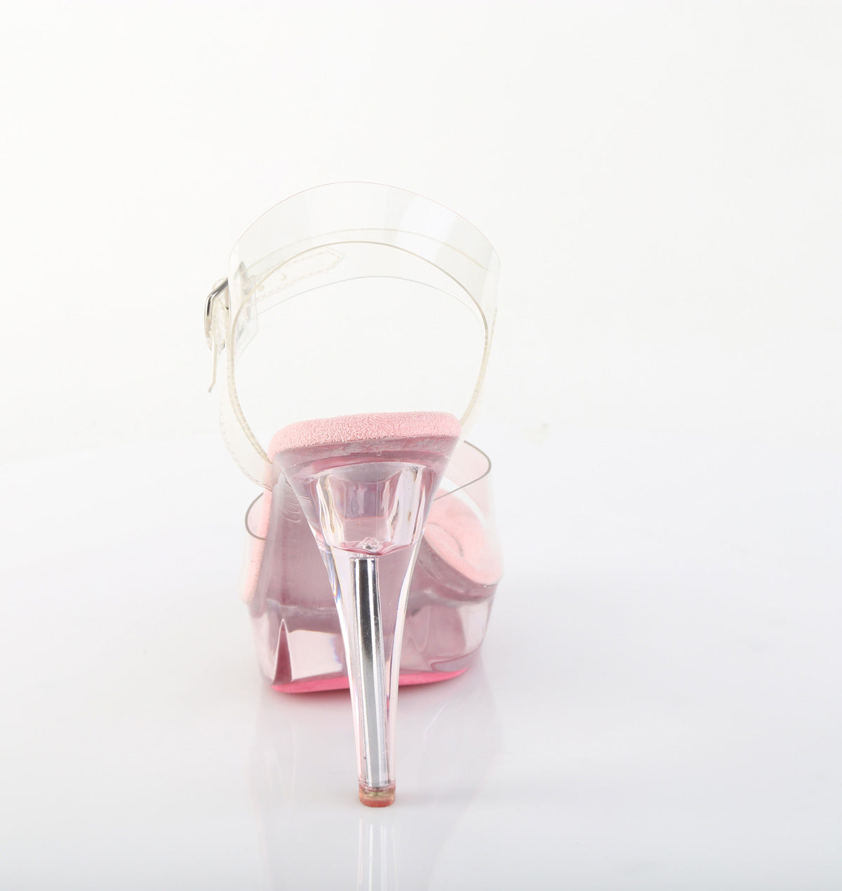 5 Inch Heel COCKTAIL-508 Clear Baby Pink