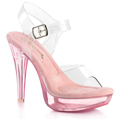 Fabulicious Cocktail 508 Clear Baby Pink Shoes