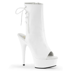 6 Inch Heel DELIGHT-1018 White Pu