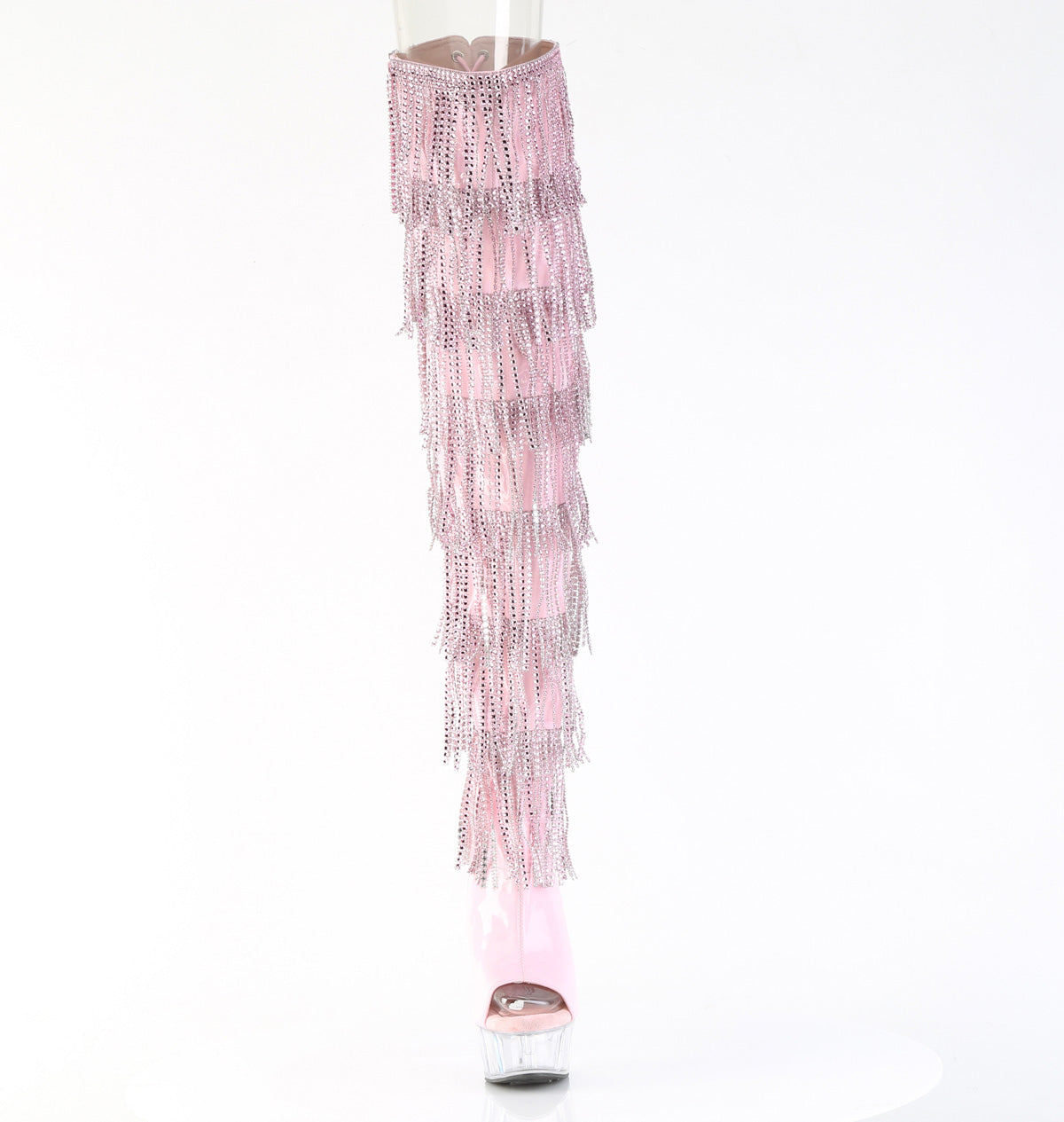 6 Inch Heel DELIGHT-3017HG-RSF Baby Pink Holo