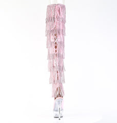 6 Inch Heel DELIGHT-3017HG-RSF Baby Pink Holo