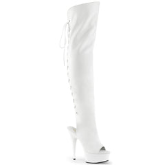 6 Inch Heel DELIGHT-3019 White