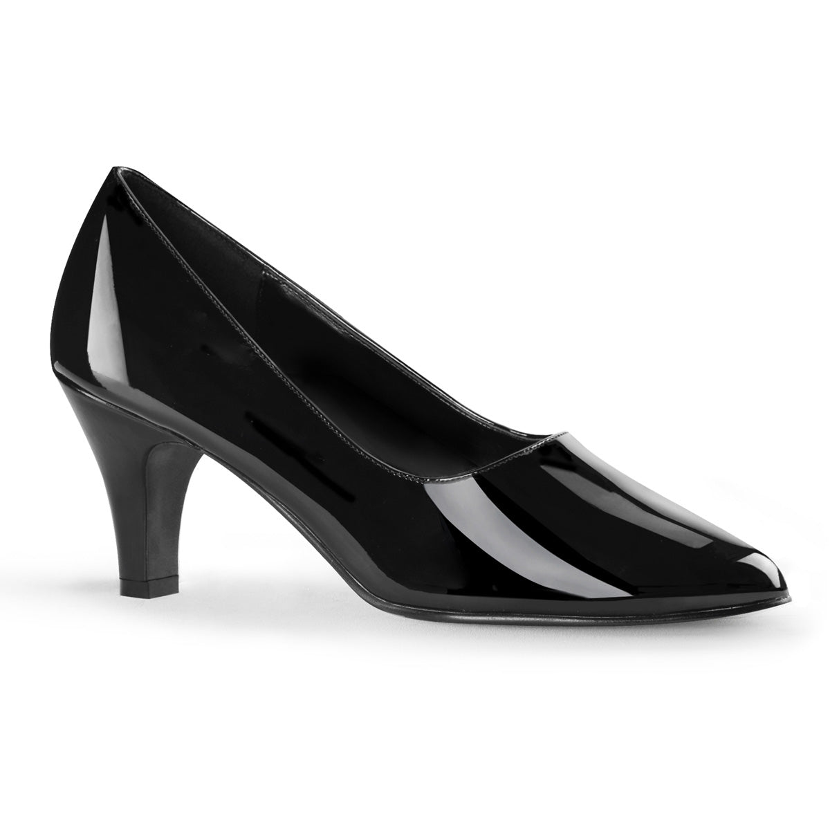 3 Inch Heel DIVINE-420 Black Pat