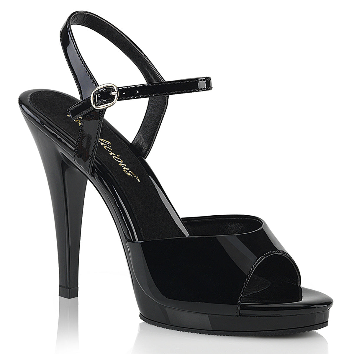 4 Inch Heel FLAIR-409 Black Pat