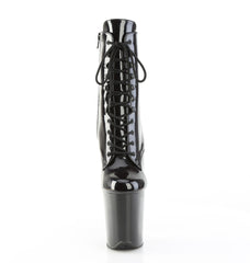 8 Inch Heel FLAMINGO-1020BLG Black Blue