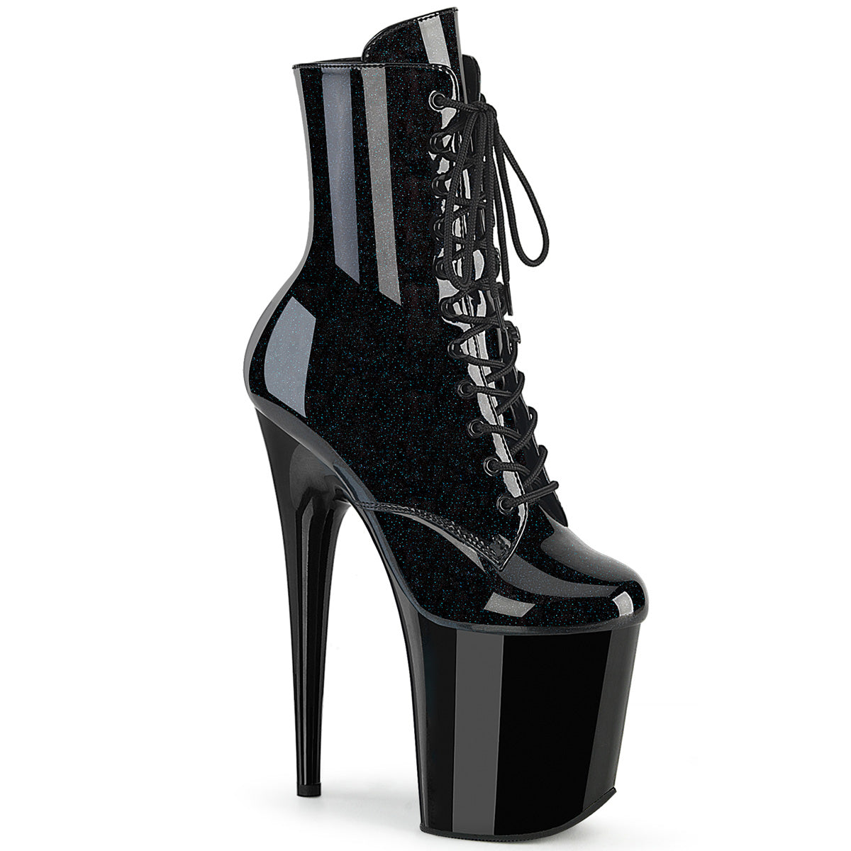 Pleaser Flamingo 1020Blg Black Blue Platform Shoes